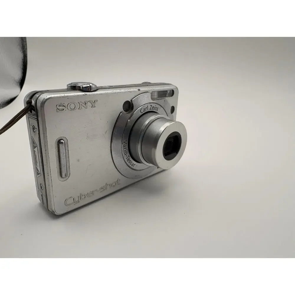 Sony Cyber-shot Digital Camera DSC-W55 7.2MP Silver 3x Zoom